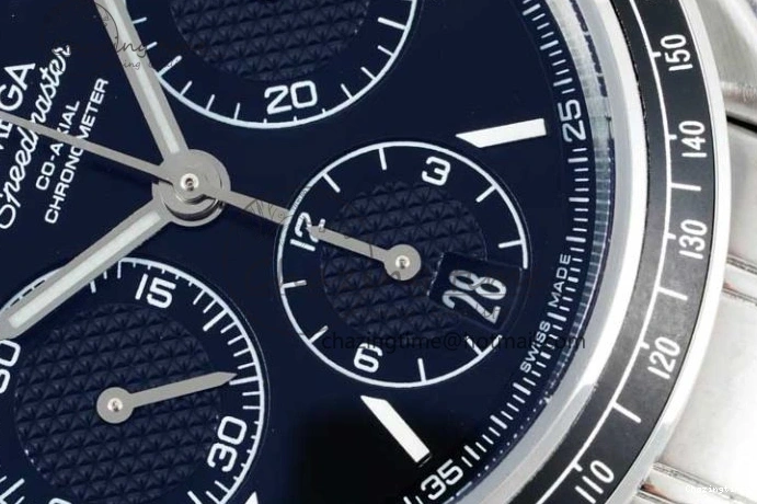 0414 Speedmaster Racing Master SS HKF Best Edition Black Dial on SS Bracelet A Versatile 7810